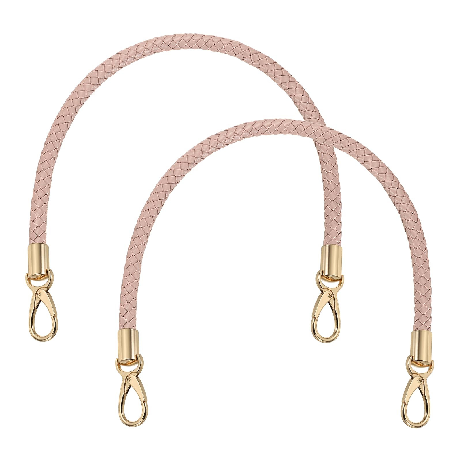 MECCANIXITY Braided Purse Strap, PU Leather Purse Strap Handle Replacement for Handbag Tote Underarm Bag-image-35