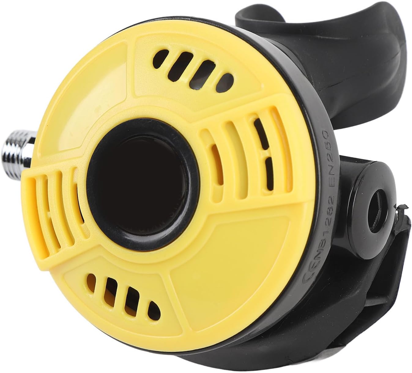 Diving Regulator 2nd Stage with Food Grade Silicone Mouthpiece Black - Comfortable Fit, Durable Aluminum & ABS Build for Recreational & Professional Diving