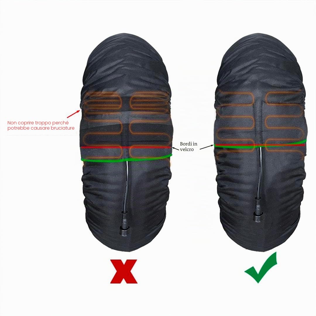 Termocoperte per pneumatici da moto R17 90-110 e 110-140