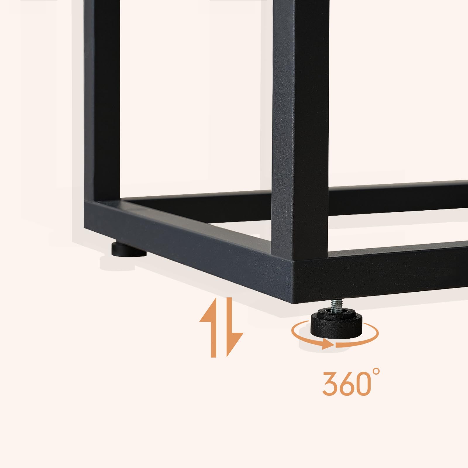 HOOBRO Banc de Cuisine Long de 120 cm, Banc à Chaussures Industriel, Bout de lit, Chaise Longue pour Salle à Manger, entrée, Chambre, Marron Rustique et Noir EBF45CD01