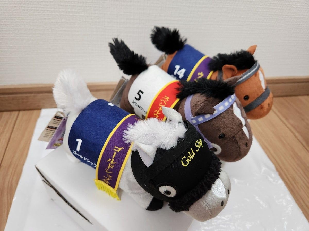 Amazon.co.jp: サラブレッドコレクション 疾走ぬいぐるみセット ゲオ