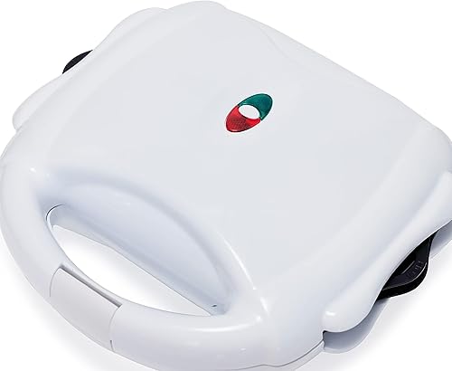 Vista 3 de Tienda Basics Waffle, Sandwichera y Parrilla 3 en 1 Blanco, 700W