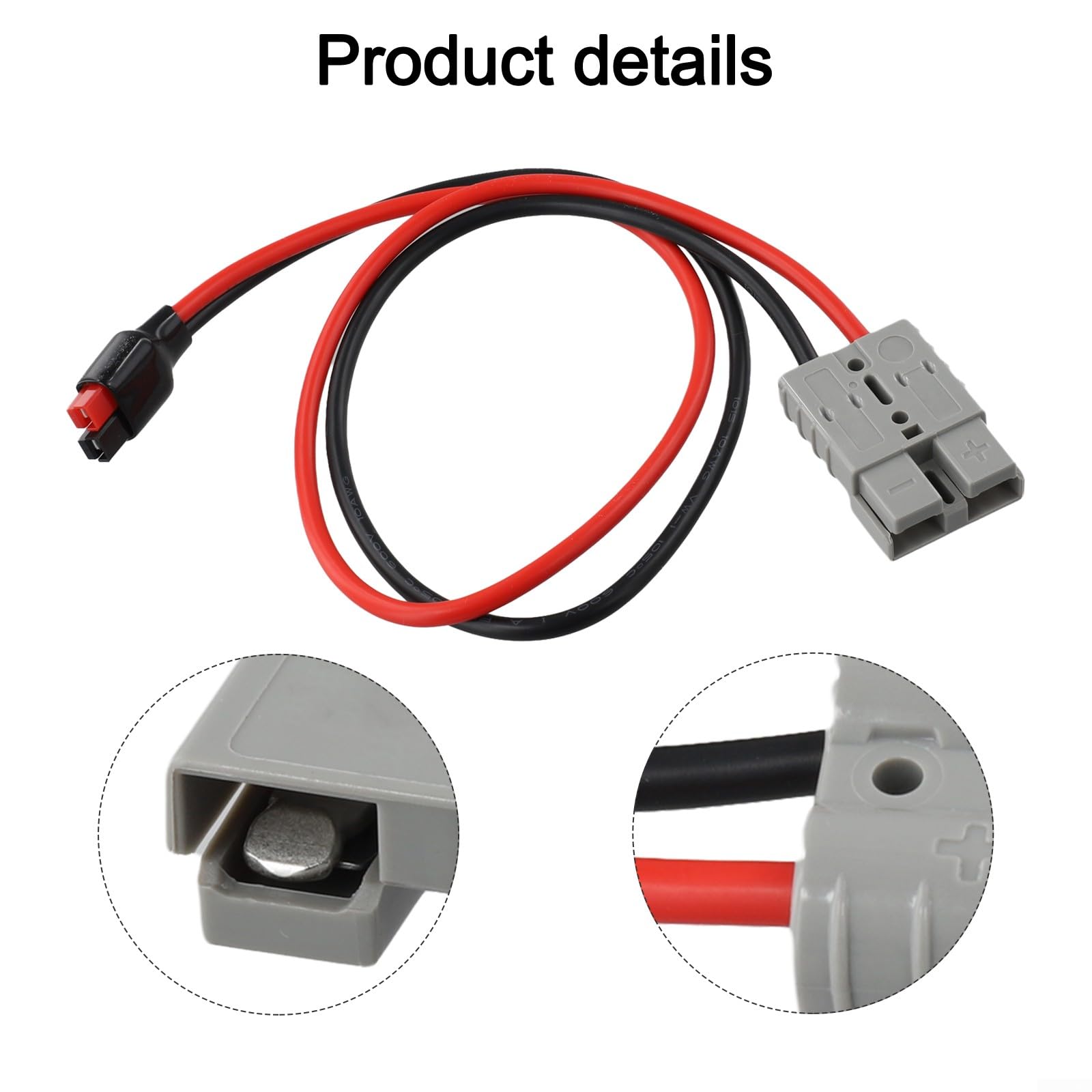 Verlängerungskabel SB50-PP45, 1,8 M, 10 AWG – Für Solar, Auto, Wohnmobil, Bis 45A / 600V