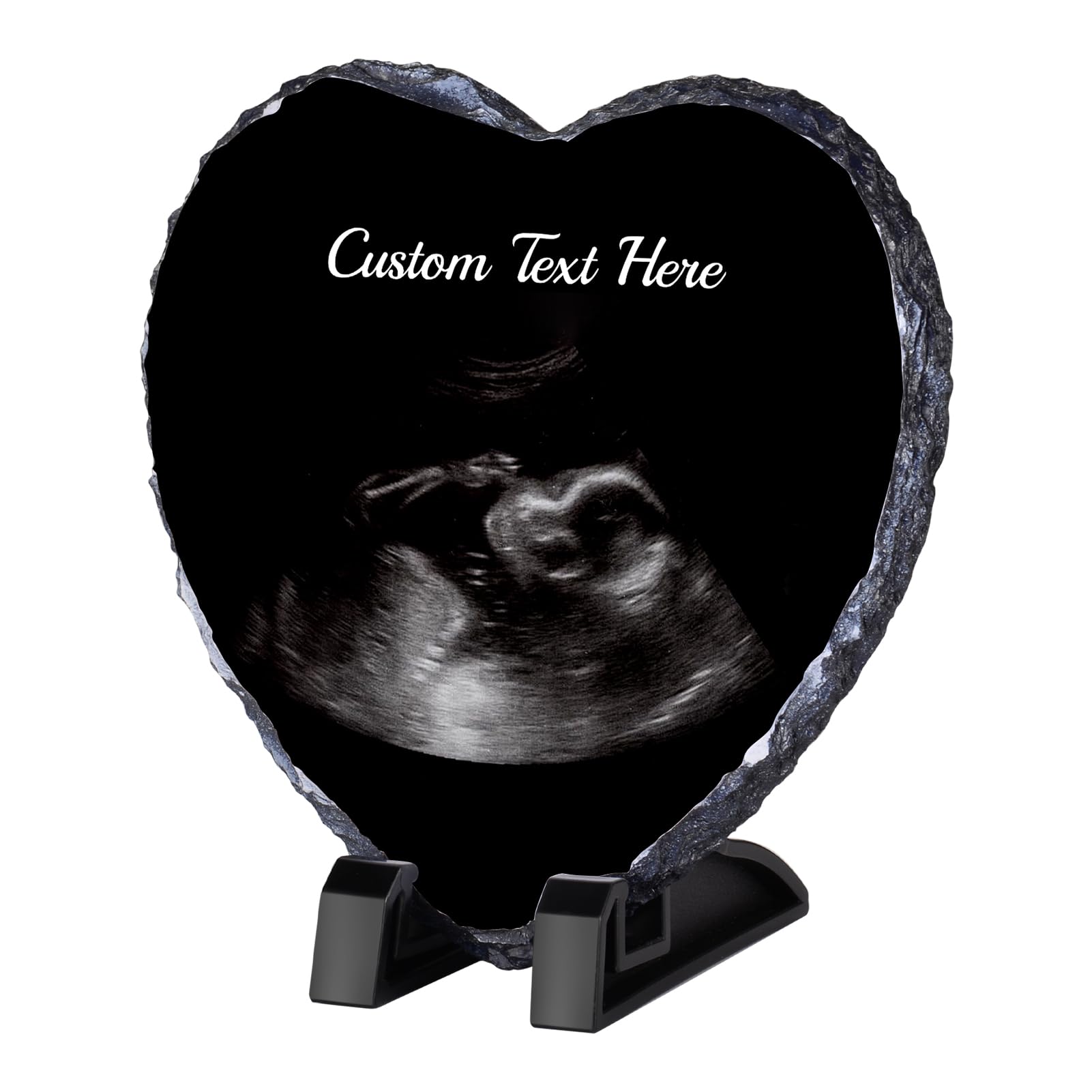 Custom Sonogram Picture Frame, Personalised Ultrasound Picture Frames for Pregnancy Announcement, Baby Keepsake Frames Baby Shower Customised Pregnancy Gifts for Expecting Mom