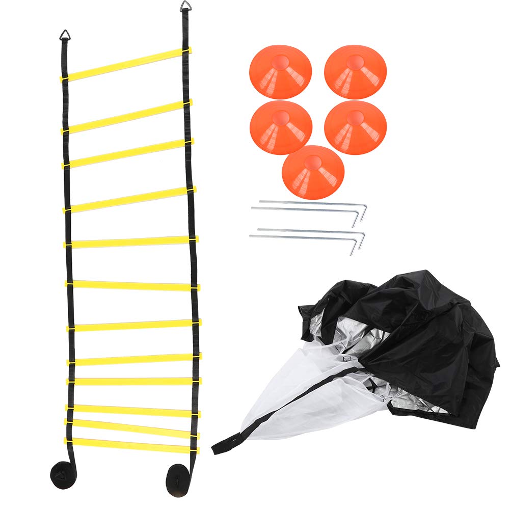 Yuecoom Football Training Ladder,Professional Agile Training Ladder,Speed Training Agile Set, Training Agile Set for Football,Basketball Pace Training