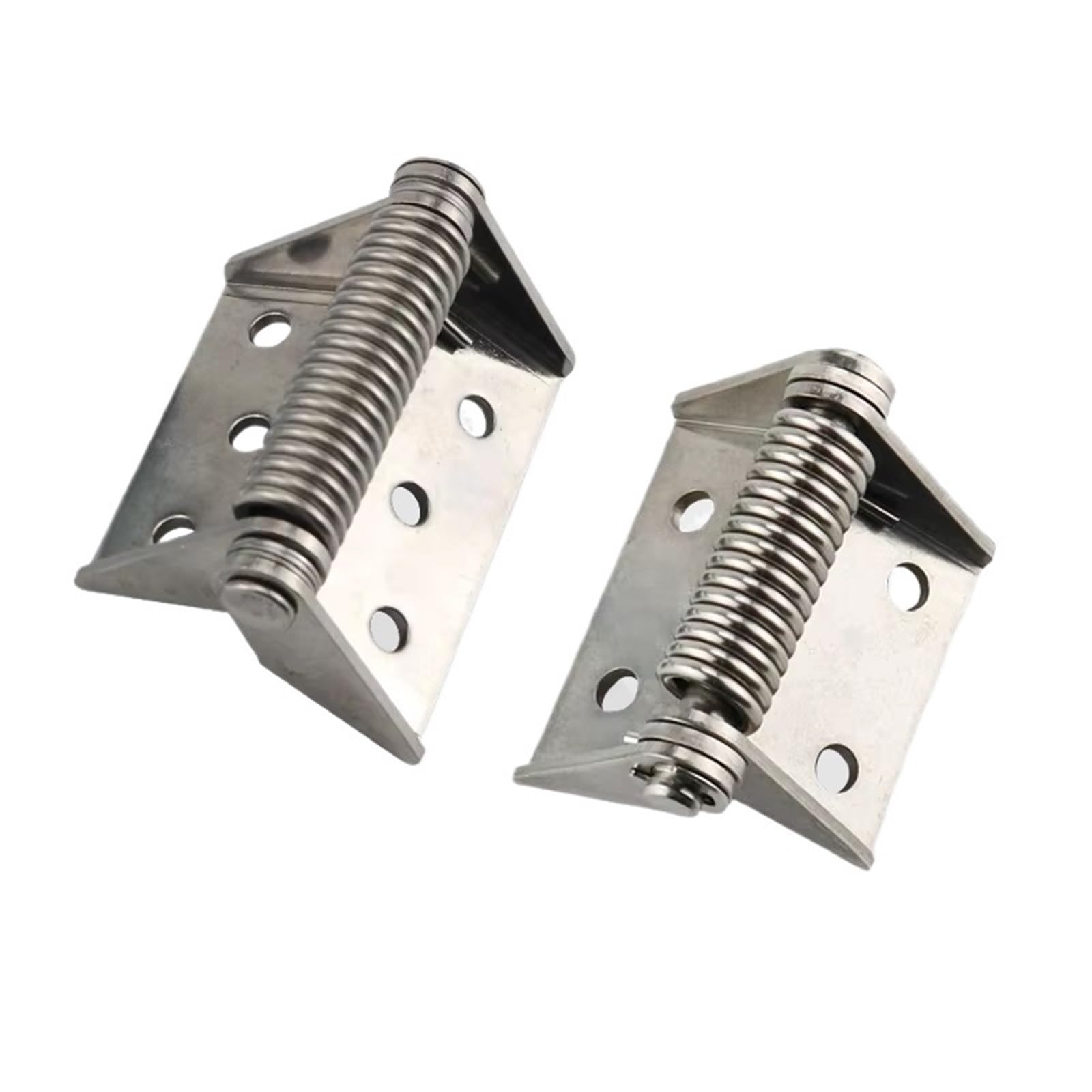 Douknail Large Size Self Closing Return Spring Large Load Bearing 304 Stainless Steel Hinge Industrial Equipment 1Pcs(Large Size)