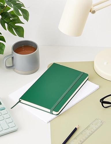 Miniatura 4 de Moleskine - Cuaderno grande, rayado, verde mirto, tapa dura (5 x 8.25 pulgadas)