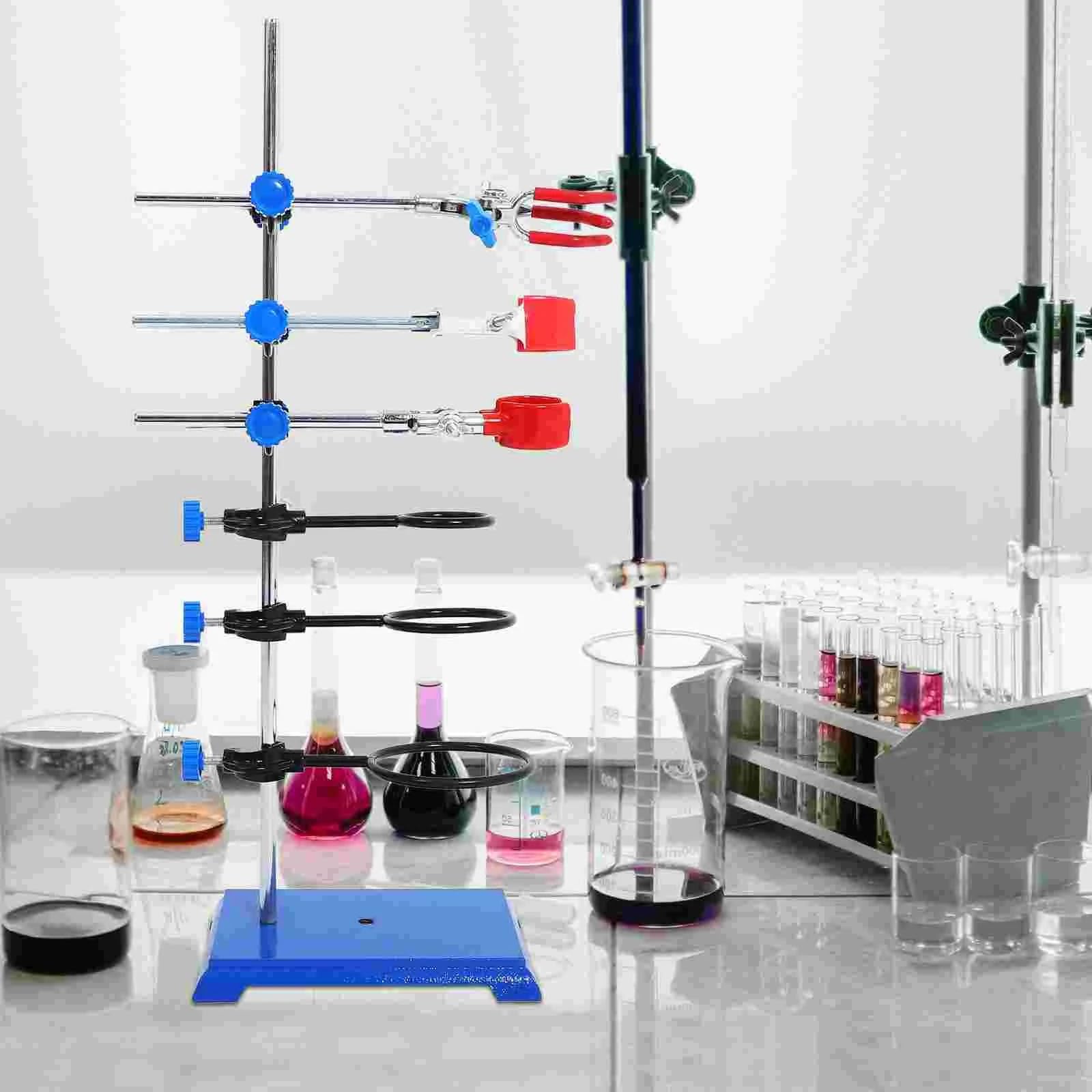 morsetto per beuta Kit di attrezzatura per rack in metallo da laboratorio di ferro da laboratorio personalizzato per forniture per gli strumenti di supporto Morsetto