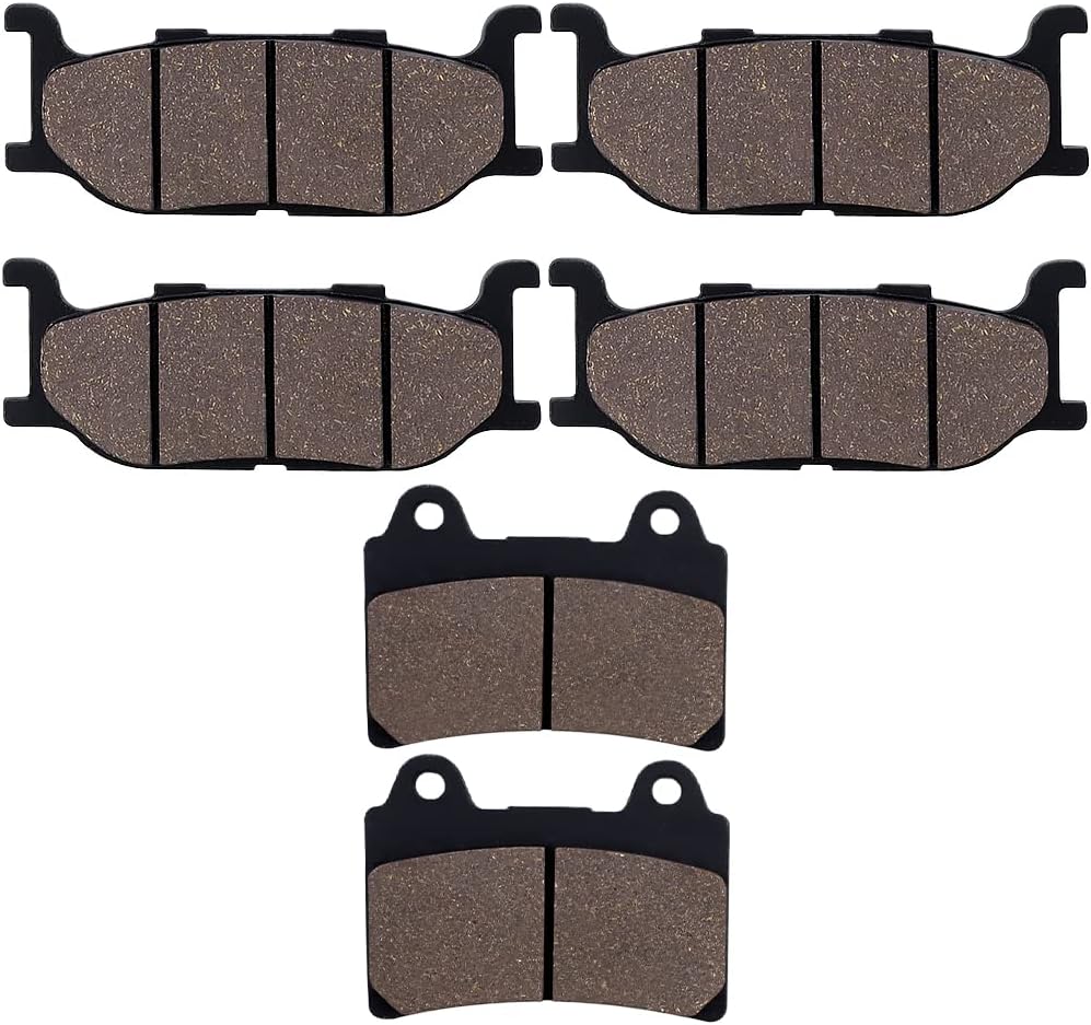 Cyleto Pastillas de freno delanteras y traseras para YAMAHA Roadstar 1600 XV1600 2001-2005 XV 1600 Road Star Silverado 2007-2009 XV1600 Wildstar