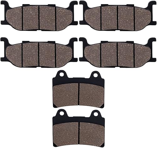 Cyleto Pastillas de freno delanteras y traseras para YAMAHA Roadstar 1600 XV1600 2001-2005 XV 1600 Road Star Silverado 2007-2009 XV1600 Wildstar