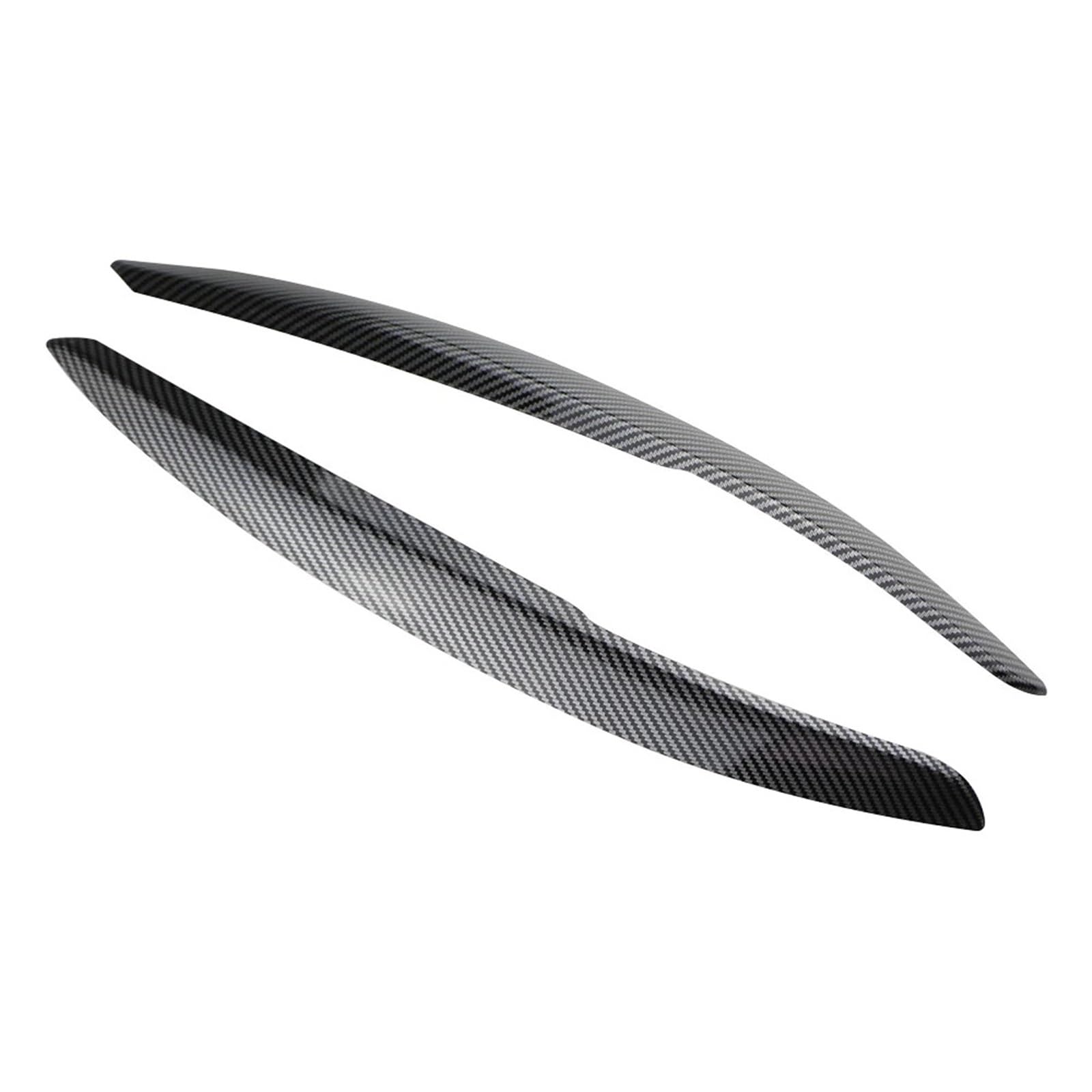 Cubierta para ceja, Juego de 2 Piezas, embellecedor para Faro Delantero de Volkswagen VW Polo Mk5 6R 6C 2011-2015