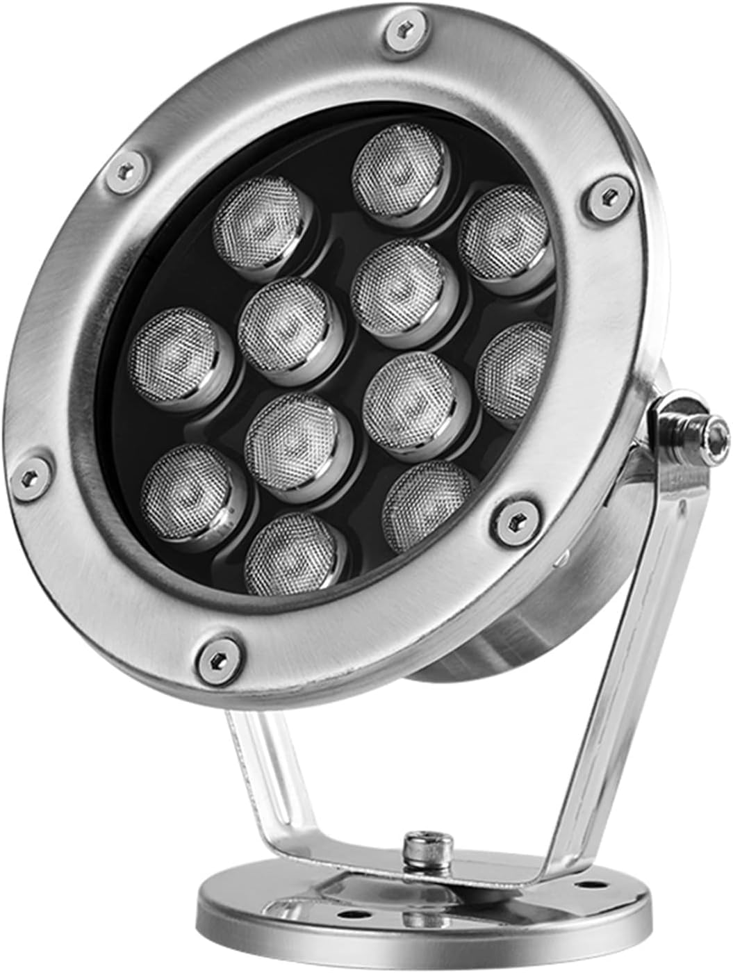 Lumière submersible IP68 LED 12W bleue pour cascade et bassin