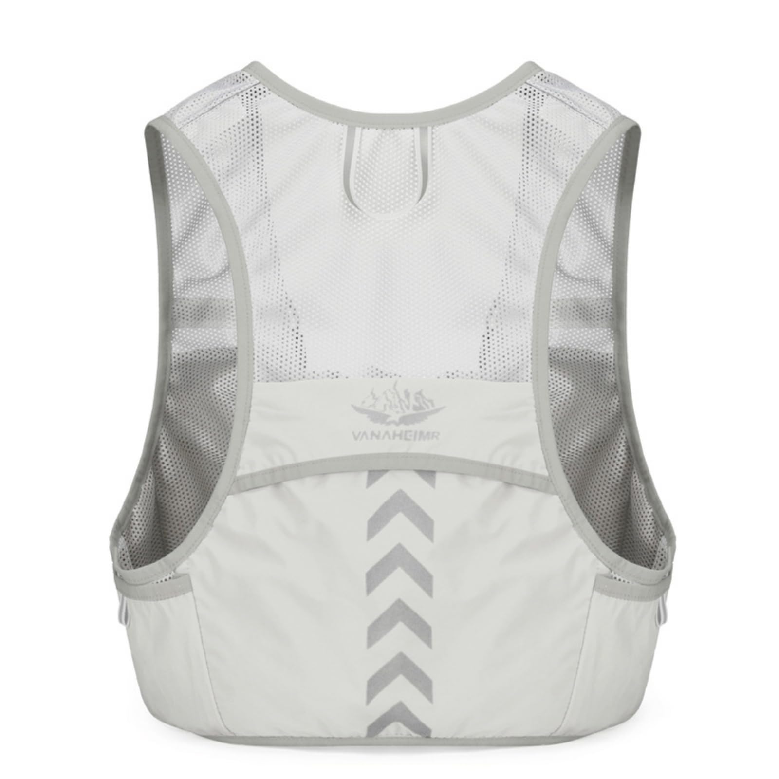 MYADDICTION Sleeveless Lightweight Running Vest Pack Close-Fitting Breathable Mesh Running Backpack for Cycling, Gray-image-30