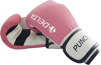 Delta Punch Dura-Strong Boks Eldiveni,Pembe,10 Oz