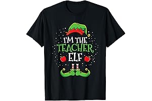 Distinctive T-Shirt Emblazoned with an Enchanting Illustration of an Elf Teacher