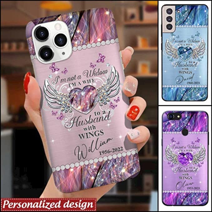 GEEOWL Memorial Butterfly My Husband Has Wings Personalized Phone Case : Amazon.ca: Electronics GEEOWL Memorial Butterfly My Husband Has Wings Personalized Phone Case : Amazon.ca: Electronics