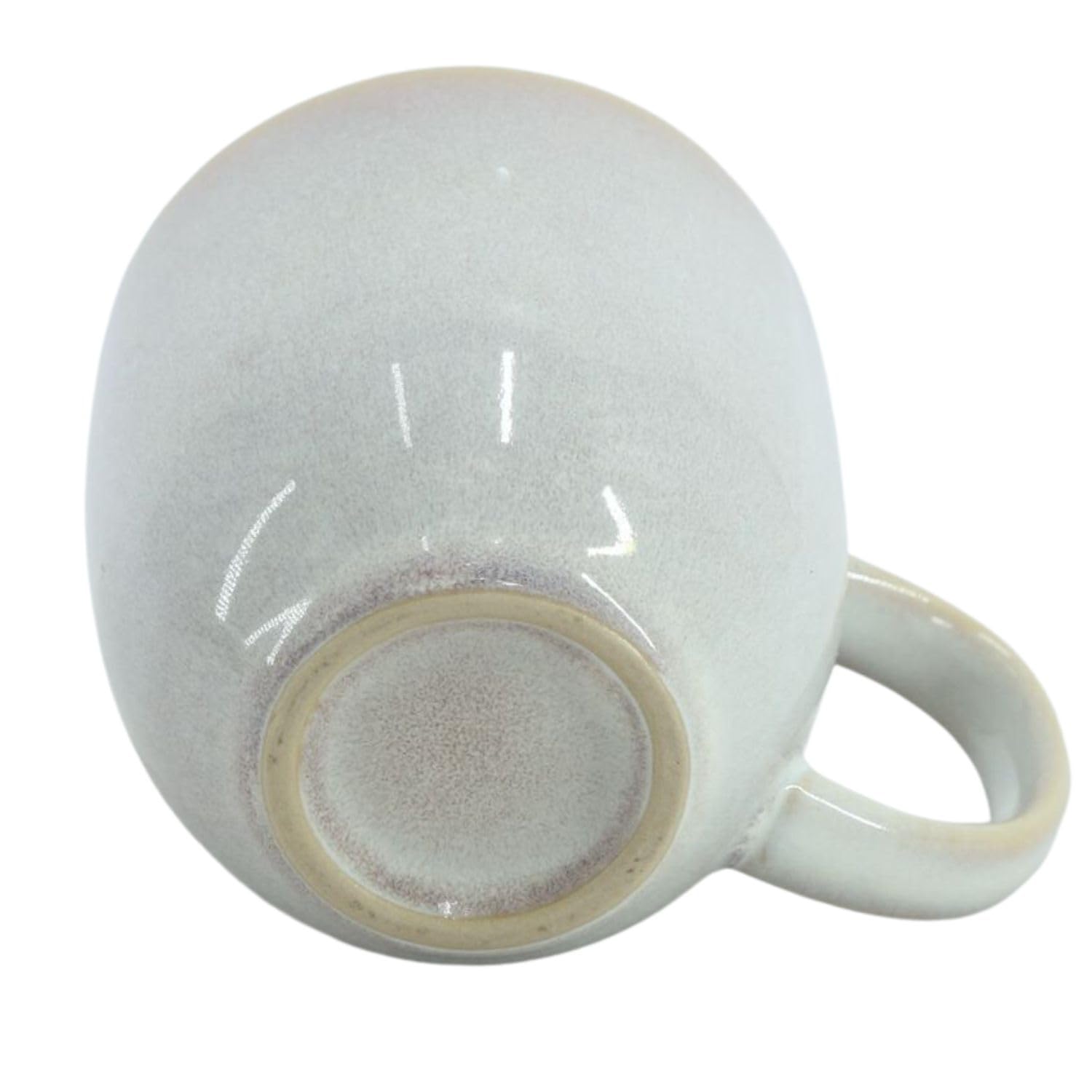 Brigros Wehome - Set da 6 Tazze Colazione in Ceramica, Lavorate a Mano, 6 x 350 ml, Tazze Mug per Colazione, Tazze da Caffè, Tazze Cappuccino, Tazze da The (Glicine)