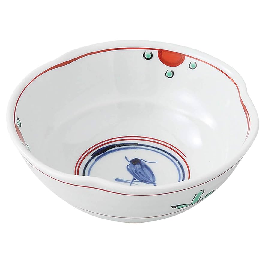 Amazon.co.jp: 波佐見焼 光玉陶苑 小鉢 12cm 天啓さぎ絵 173882