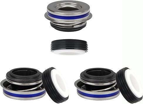 3-Pack PS-1000 Pool/Spa Pump Shaft Seal Kit | 5/8" Leak-Free Replacement for AS-1000 U109-136SS | Fits for Pentair Whisperflo Ultraflow IntelliFlo Pumps