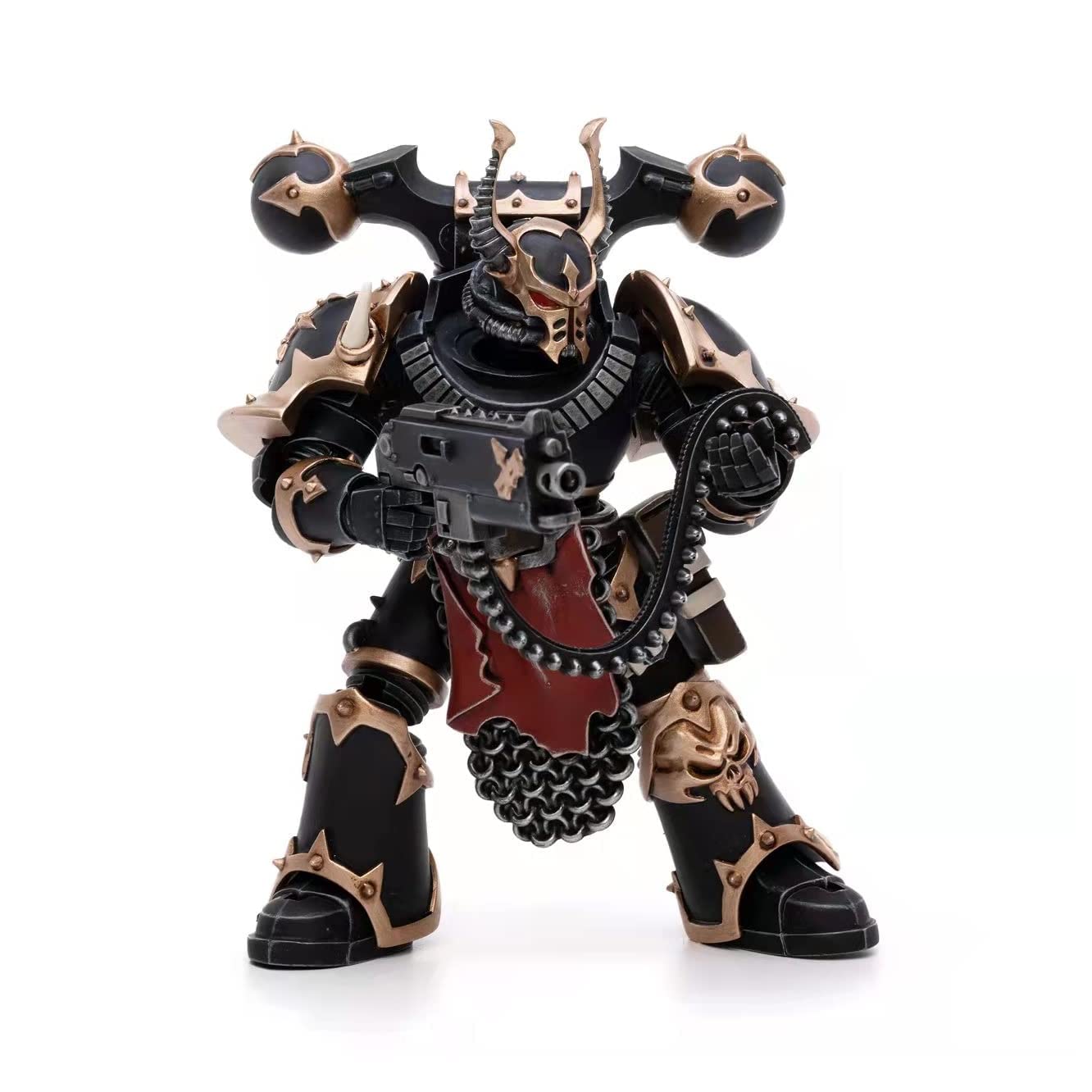 Pipigirl JoyToy 40K Genuine License 1/18 Soldier Action Figures, 4inch Army Military Extreme Warrior Models Kits(Pmaris Space Marines Black Templars) — view 17