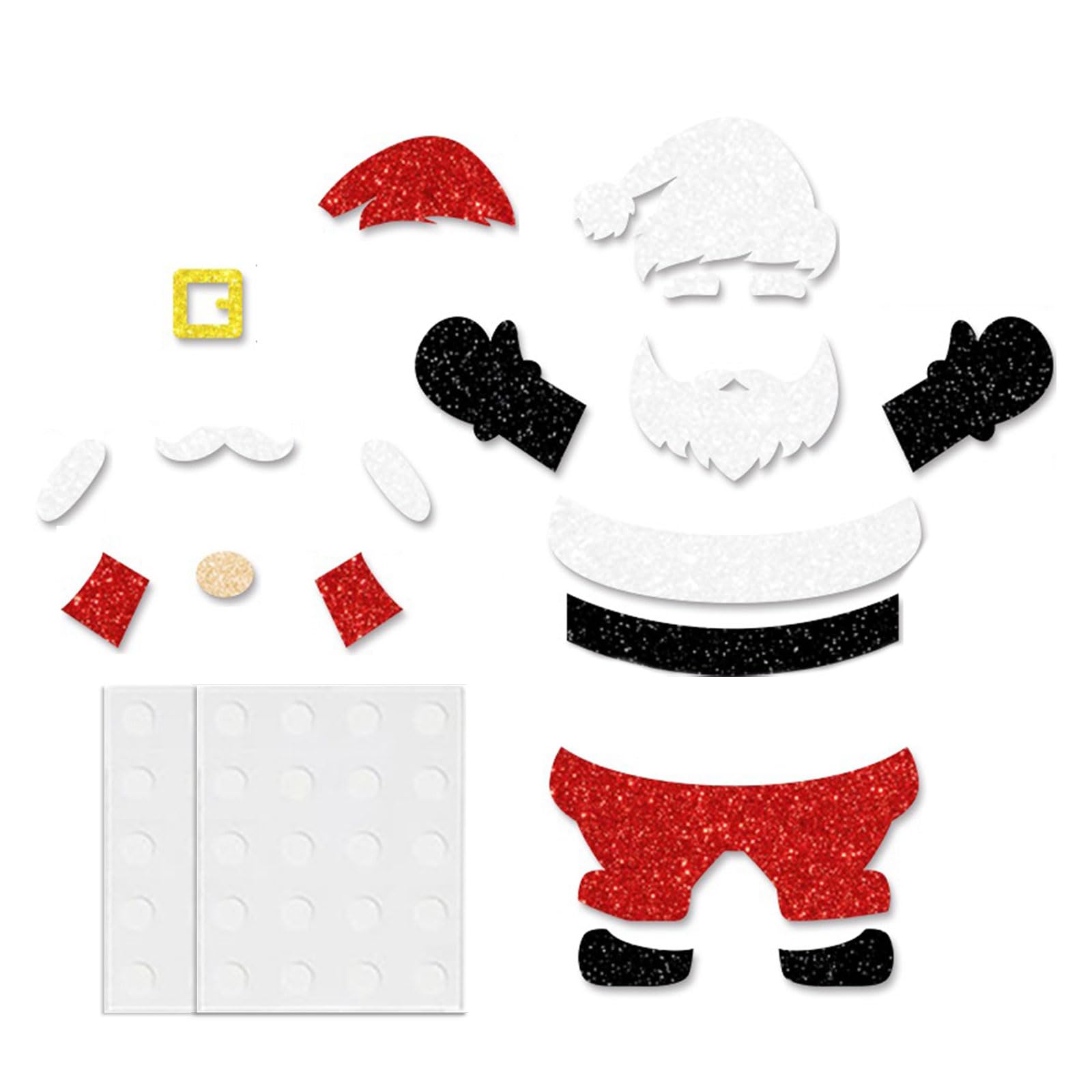 Tsophreniq Celebratory Snowfigure Garnishes Stick Skin Off Painting for Holiday Party Classroom Winter Celebration Sparkling Snowfigure Wall Garnishes