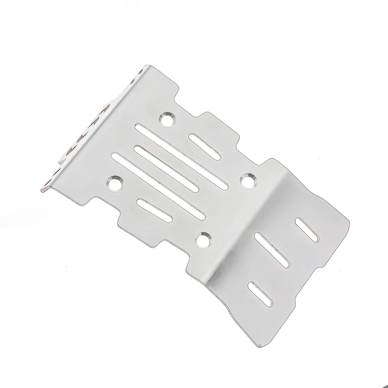 Compatible con ARRMA para Gorgon 1/10 RC Coche Piezas Upgrade Placa Protectora De Chasis En Acero Inoxidable Maquetas
