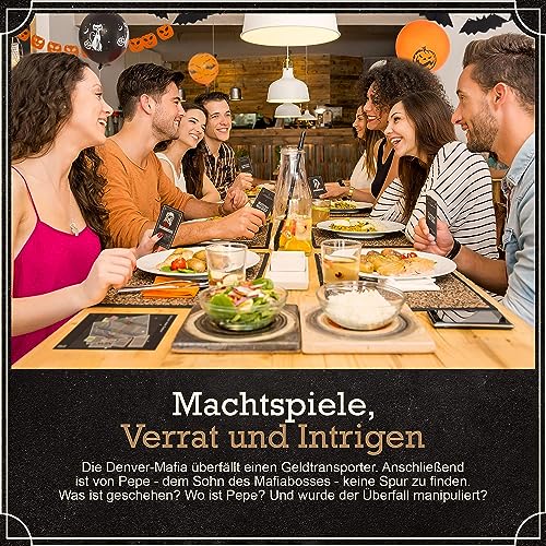 Misterio Krimidinner für Zuhause Krimiabend im eigenen Wohnzimmer