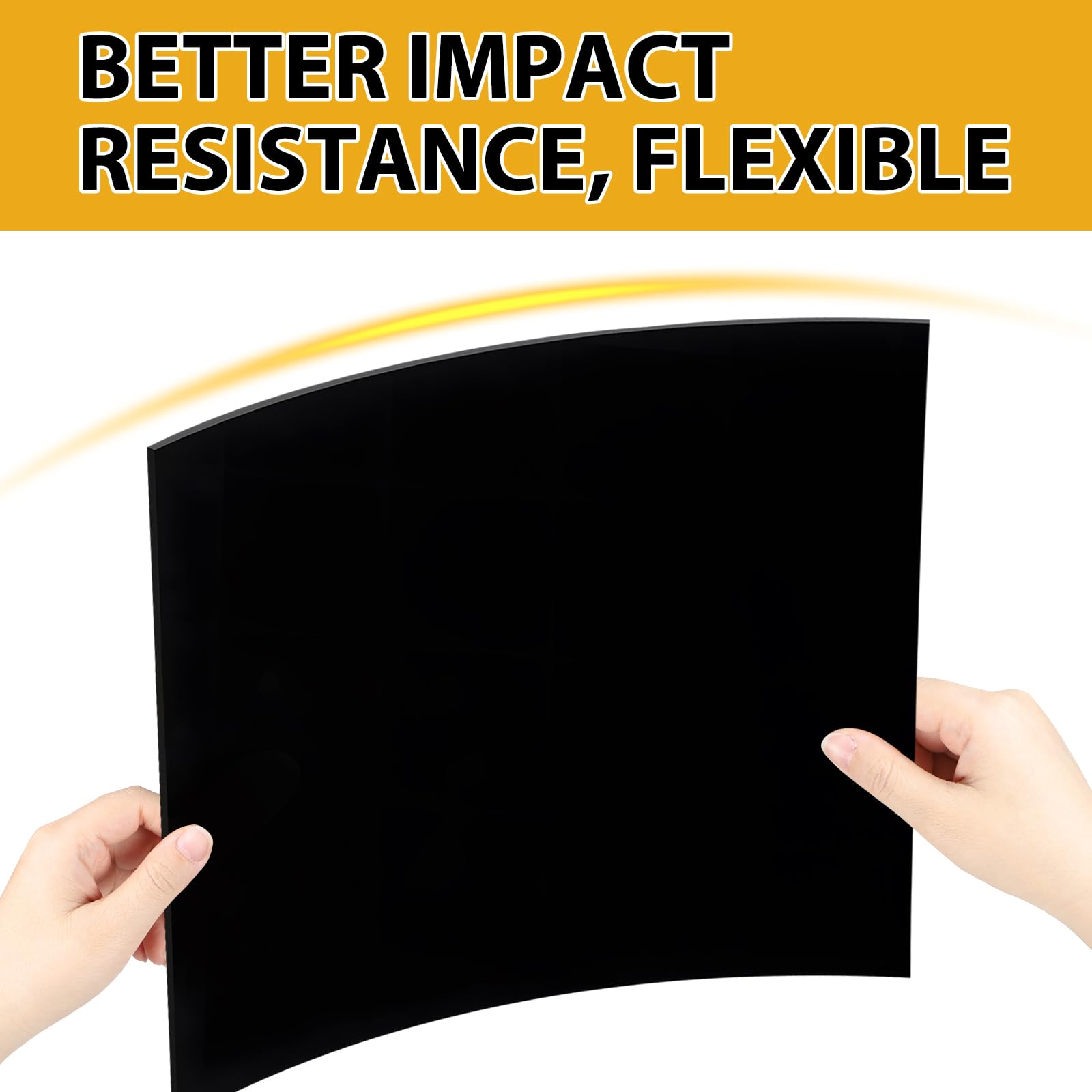 LALAGO Plaque en Plastique ABS Noir, 6 Pièce 1,5mm 30 x 30 cm Feuille de Plastique ABS Solide de Durable Avec Film de Protection Pour Construction de Modèle Bricolage