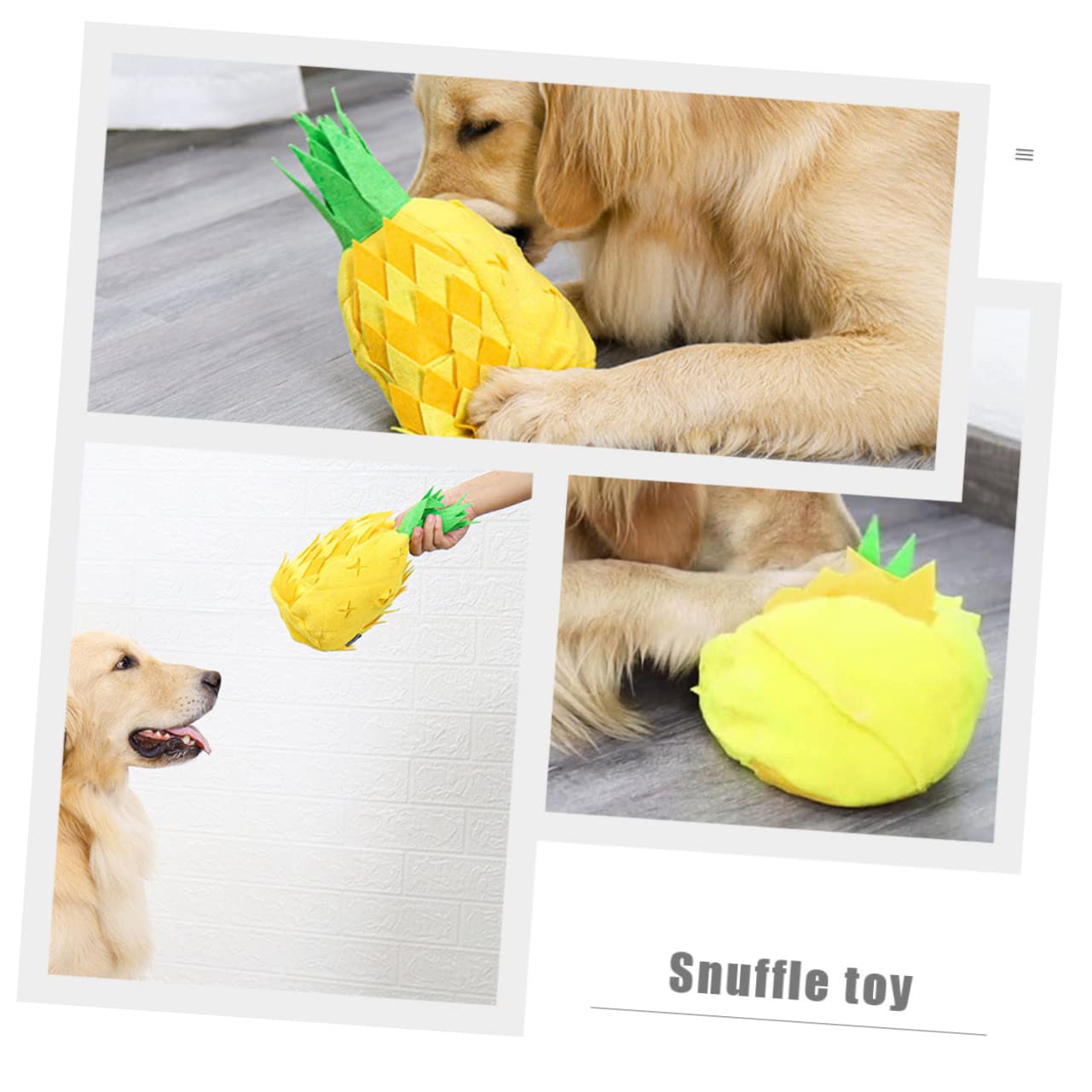 Toddmomy 2piezas Juguete De para Divertido Juguete Piña para Dispensador De Comida Interactivo Estimula El y Reduce El Estrés para Cachorros y