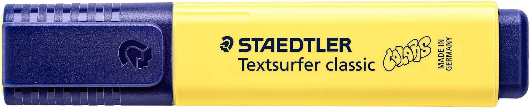 STAEDTLER 364 C-100 Textsurfer Classic Highlighter - Pastel Bright Yellow (Box of 10)