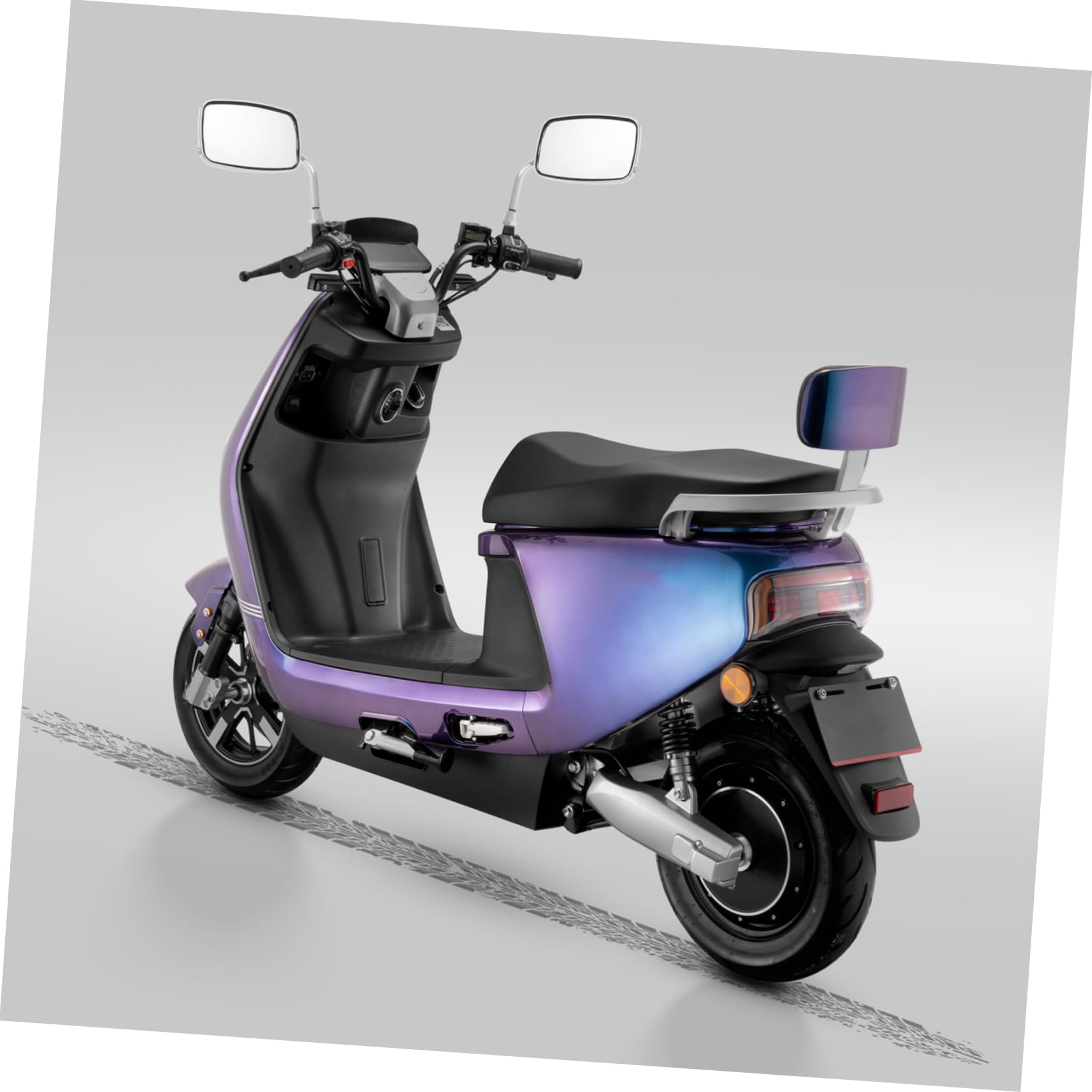 Cabilock Espejo Retrovisor Modificado Para Motocicleta Scooter y Motocross Diseño Cuadrado Espejo Lateral Equipo Para Moto
