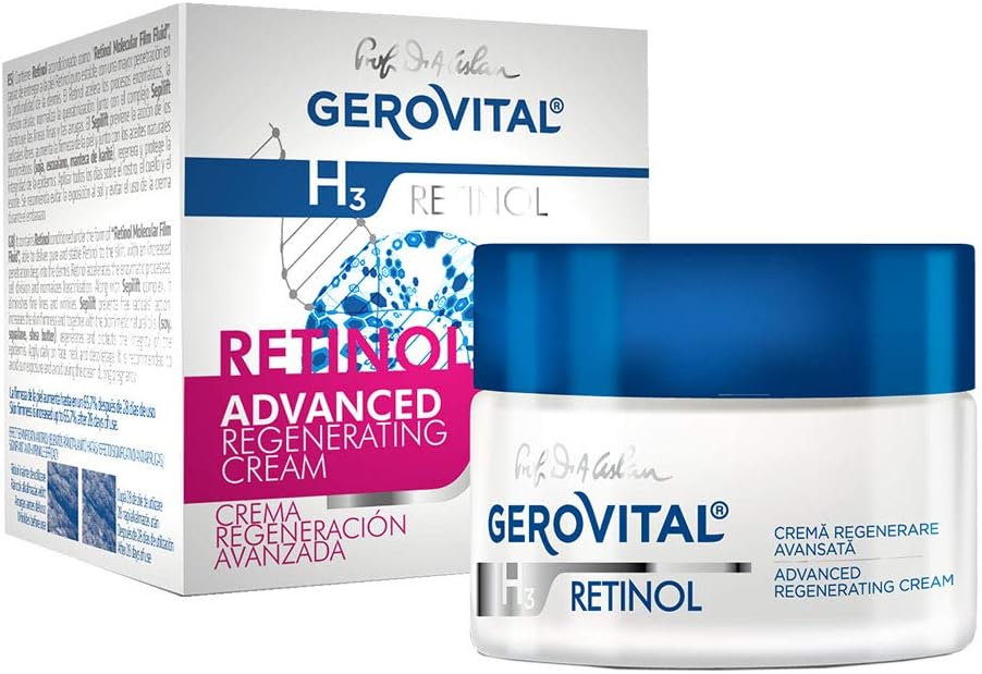 RETINOL Advanced Skin Regenerating Cream with Retinol and Sepilift Complex, Anti Aging Face Moisturizer, Rapid Wrinkle Repair, Day & Night Face Cream, 50 mL