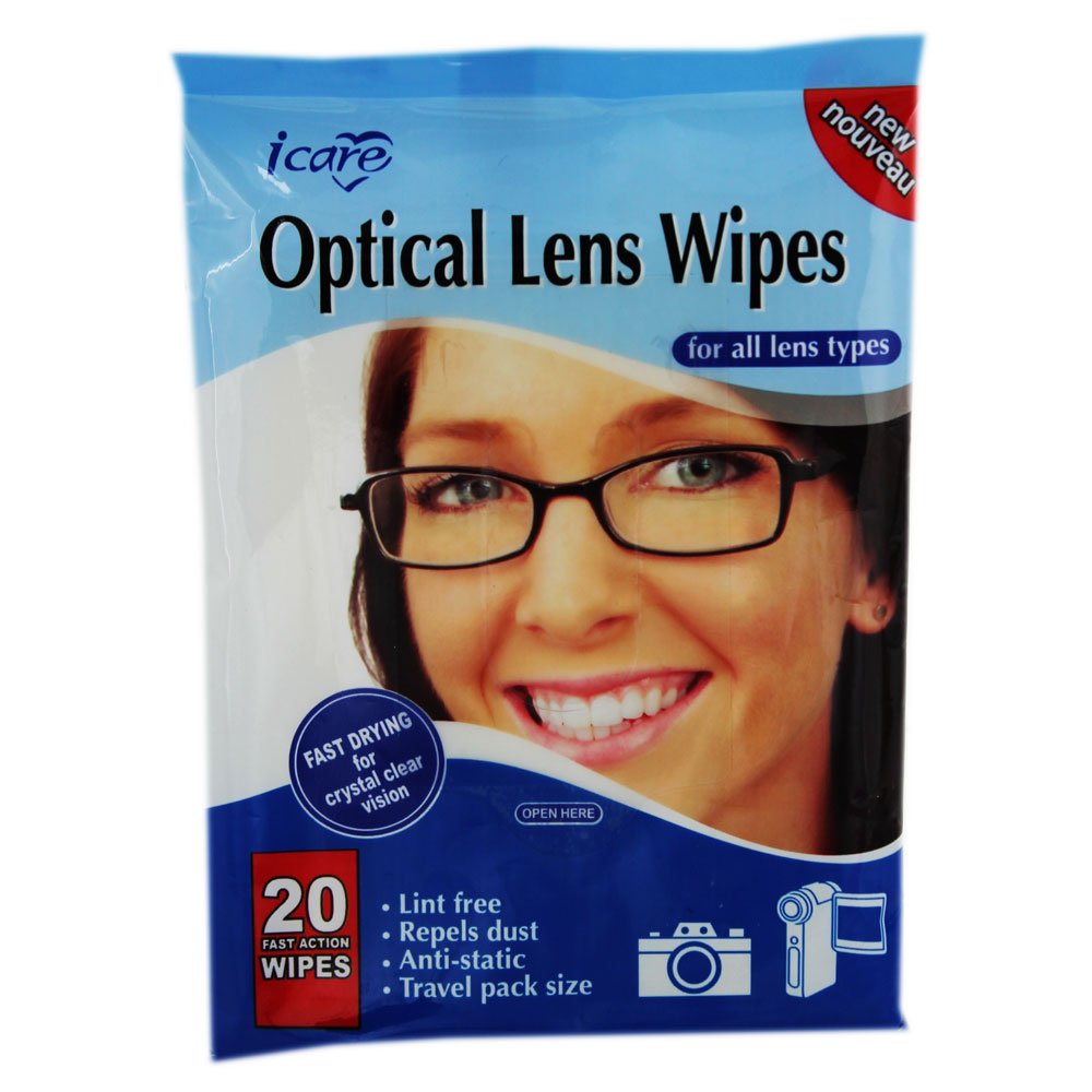 ICARE Wipes Optical Lens