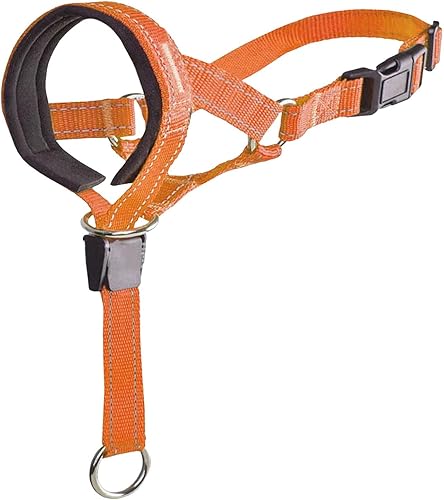 Vista 11 de Collar de cabeza sin tirones para perros, con acolchado suave, correas para perros medianos y grandes, arnés bucal para perro, correa para el cuello