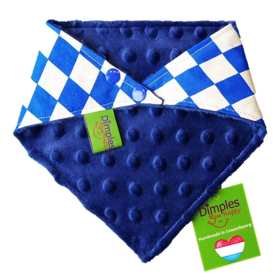 Hundehalstuch Set Zum 4. Juli, Rot-weiß-blau, Für Große Hunde, 45 X 45 X 65 Cm, Mit Passendem Haargummi