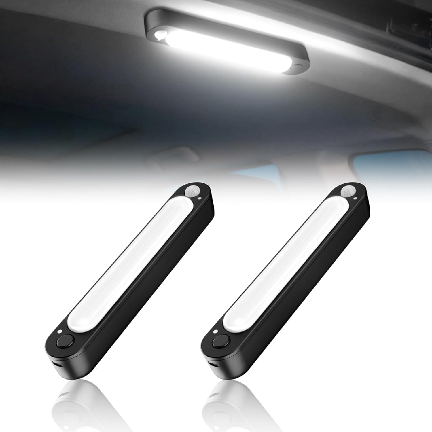 ZEFKNBVF Automatic sensor lights for City- 2018-2025, Auto Dome Light Energy Efficient Car Trunk Lights Wireless,500mA-2 item