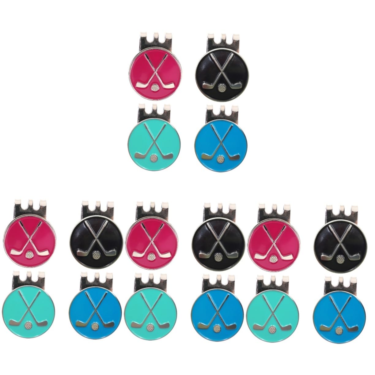 INOOMP Clip per Cappello Magnetico Marcatore per Palline da Golf Produttore di Palline da Golf Marcatore per Palline da Golf Cappelli Comoda Clip per Cappello da Golf Marcatore per