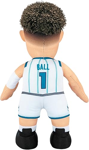 Miniatura 5 de Bleacher Creatures Charlotte Hornets LaMelo Ball Figura de peluche de 10 pulgadas, una superestrella para jugar o exhibir