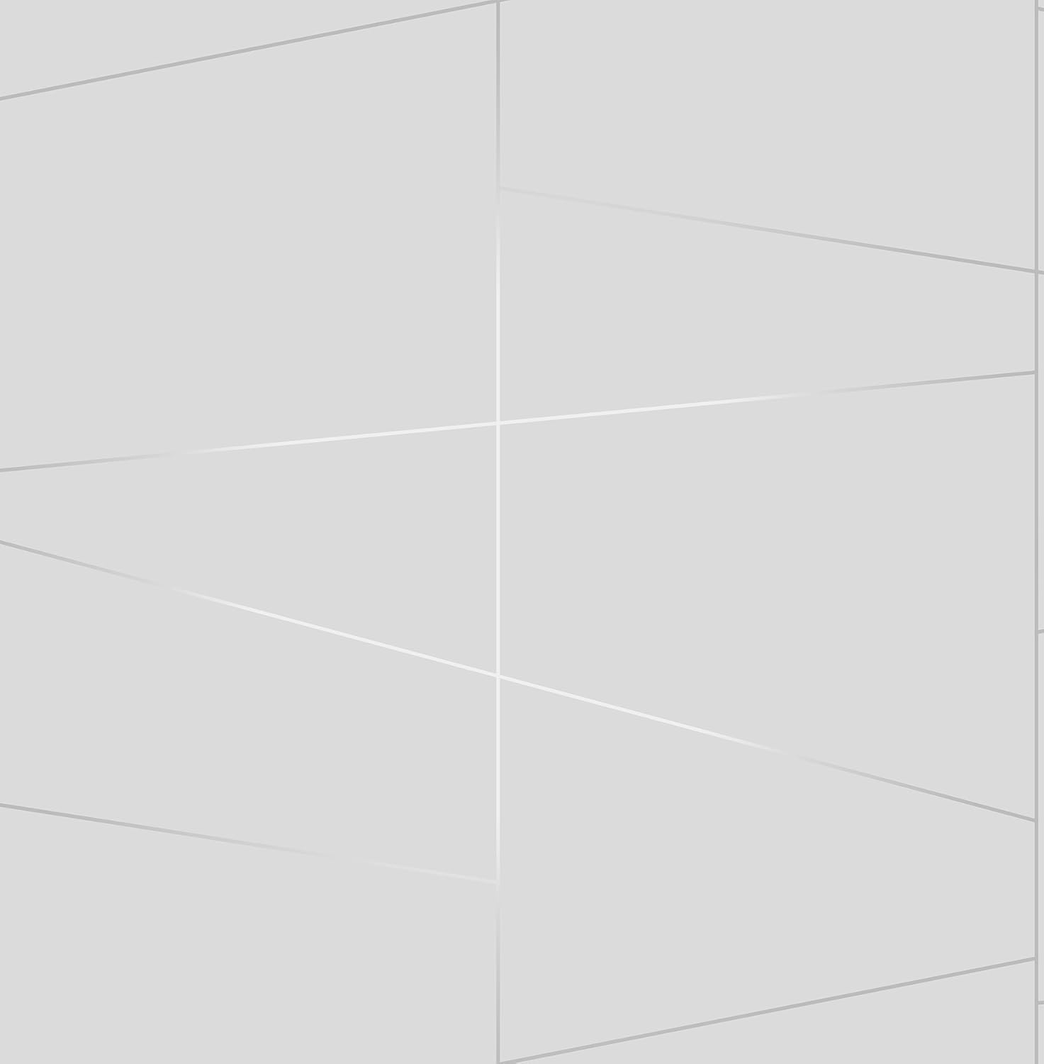 Urban Walls UW24791 Deco Fracture Sidewall, Grey/Silver Amazon.co.uk