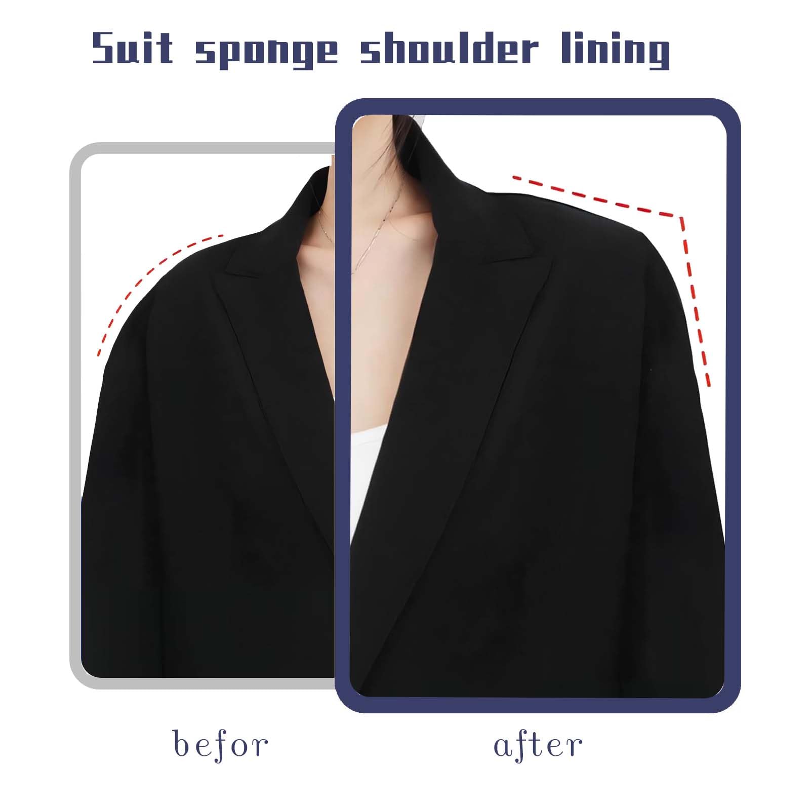 CTYUEYUN 3 Paires Epaulettes Femme,Epaulette en Mousse Amovibles,Épaulettes Antidérapantes Respirante,Épaulettes Autocollantes pour Vêtements de Femme,Blazers,T-Shirts,Veste CTYUEYUN 3 Paires Epaulettes Femme,Epaulette en Mousse Amovibles,Épaulettes Antidérapantes Respirante,Épaulettes Autocollantes pour Vêtements de Femme,Blazers,T-Shirts,Veste