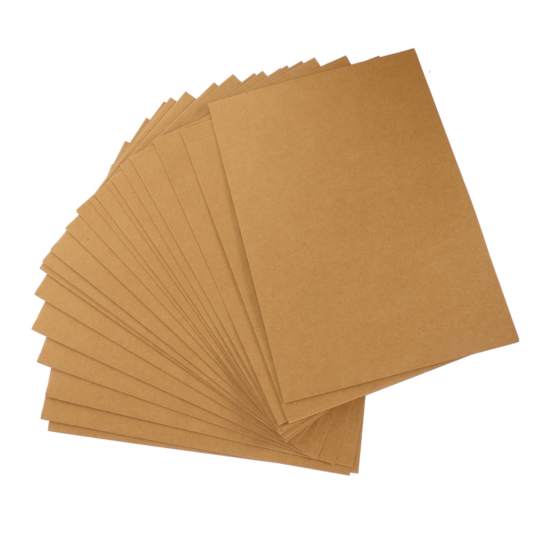 TEHAUX A4 Präsentationsdokumentenordner aus Kraftpapier Dokumentenmappe Pappe Papierordner fürs Büro 20 Stück Packung für Rezepte und Unterricht