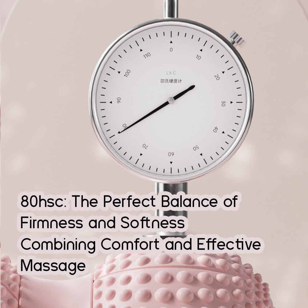 Peanut Massage Ball for Myofascial Release & Muscle Relaxation - Deep Tissue (Pink)