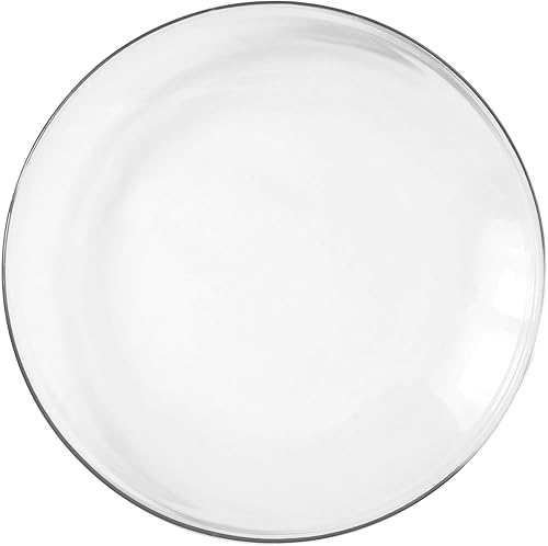 Miniatura 3 de Barski - Vaso europeo - Juego de 6 platos - Ensalada - Postre - Redondo - Cada plato mide 8.3" de diámetro - Transparente - Fabricado en Europa
