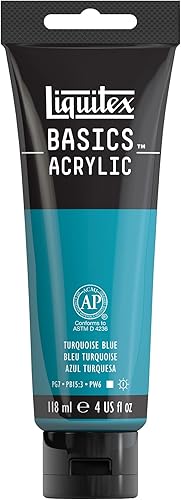 Vista 79 de Liquitex BASICS Pintura Acrílica, Tubo de 118ml (4 oz), Tono Carmesí de Alizarina