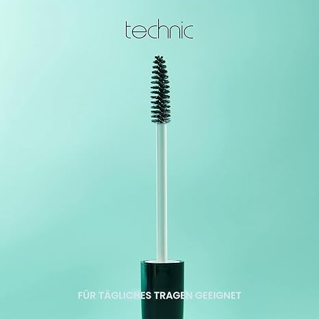 Technic Natural Lashes Clear Mascara – langanhaltende leichte pflegende Formel zur Verbesserung & Verlängerung natürlicher gesunder Wimpern Vegane Formel 10 ml