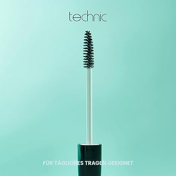 Technic Natural Lashes Clear Mascara – langanhaltende leichte pflegende Formel zur Verbesserung & Verlängerung natürlicher gesunder Wimpern Vegane Formel 10 ml