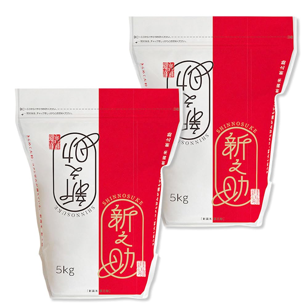 新之助 5kg ×2袋　10キロ　米 07年産 Amazon.co.jp: 令和7年産 新潟産 新之助 10kg(5kg×2袋) 白米 保存に