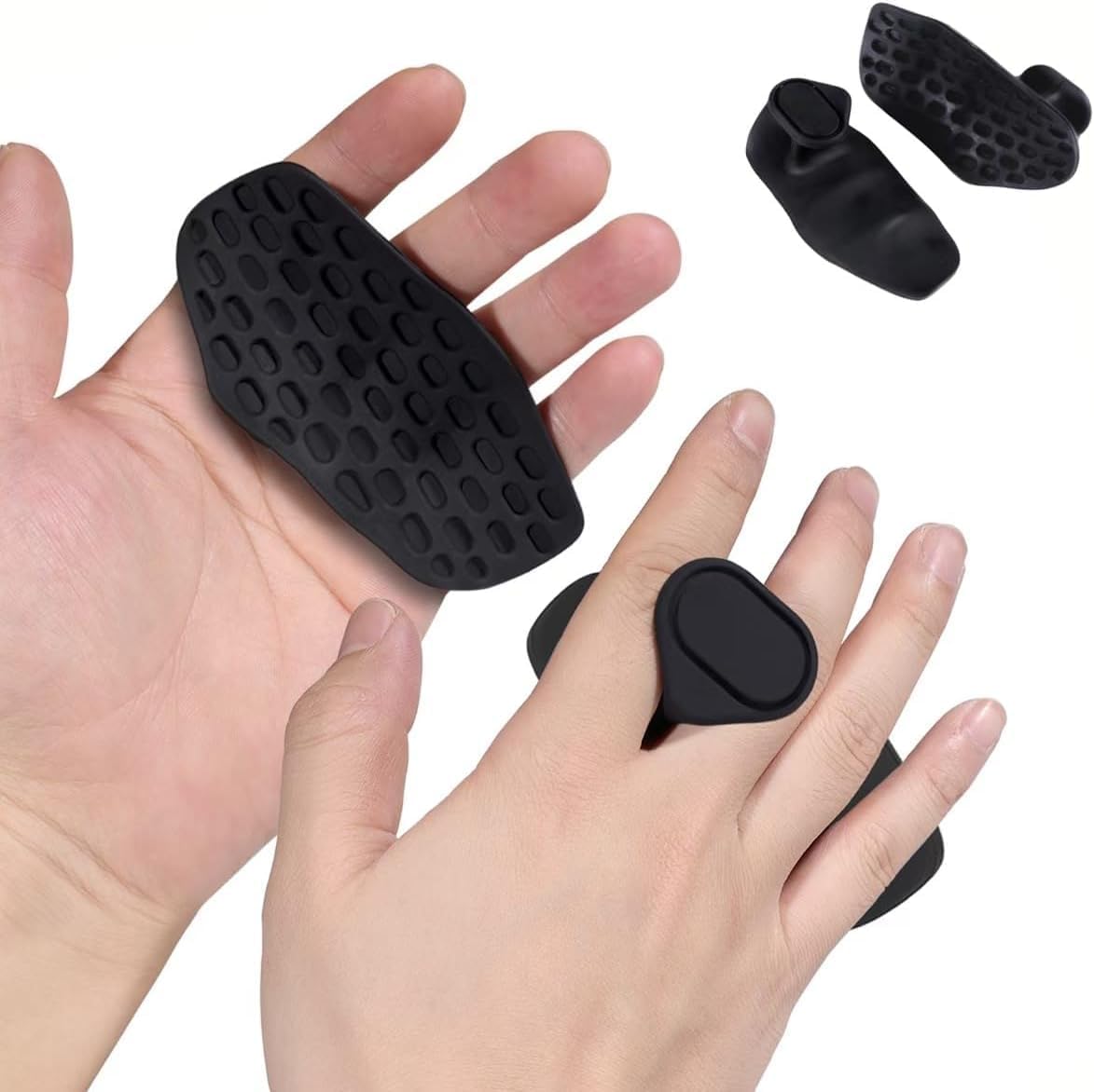 Silicone Gym Grip Pads for Weightlifting & Workout Training | Non-Slip Palm Protectors for Deadlift, Pull Ups, Cross Training & Fitness Exercise | Hand Grip Support for Men & Women 1 PCS-image-21