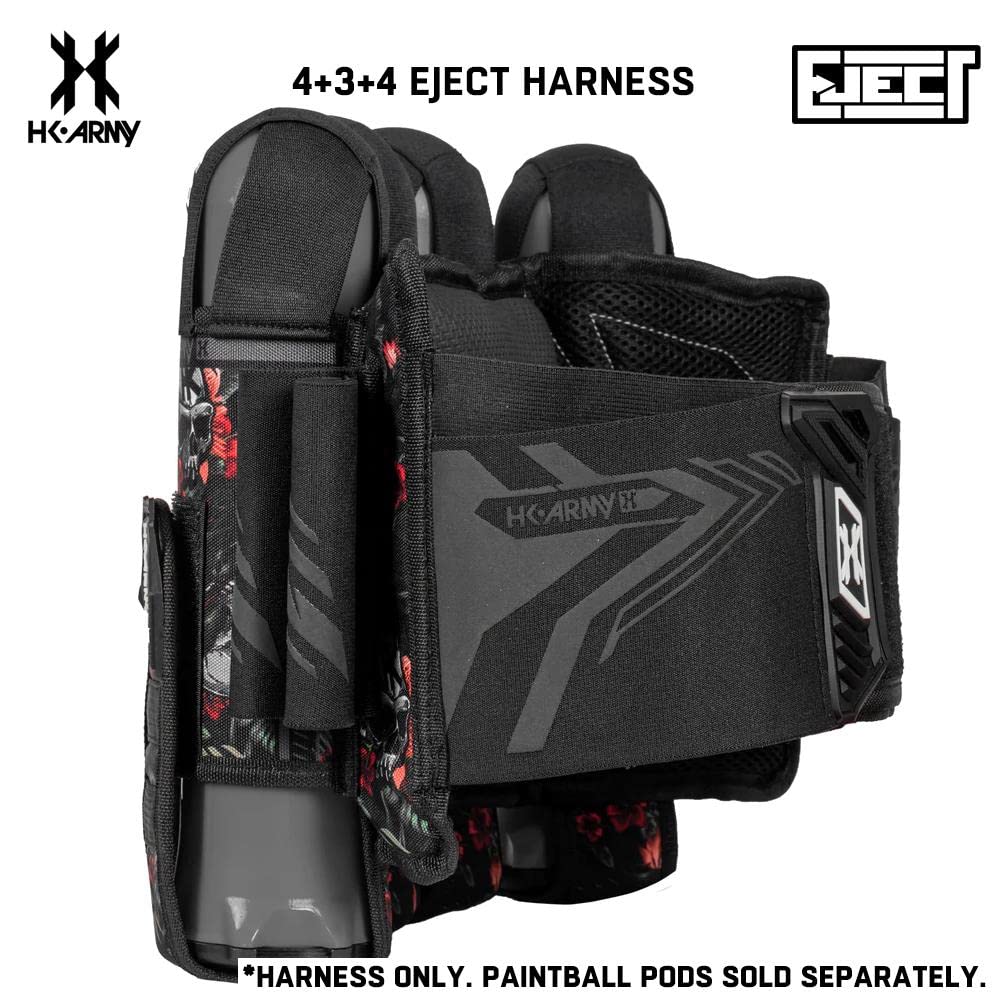 HK Army 4 + 3 Auswurf Paintball Geschirr Pod Pack – Tropischer Totenkopf