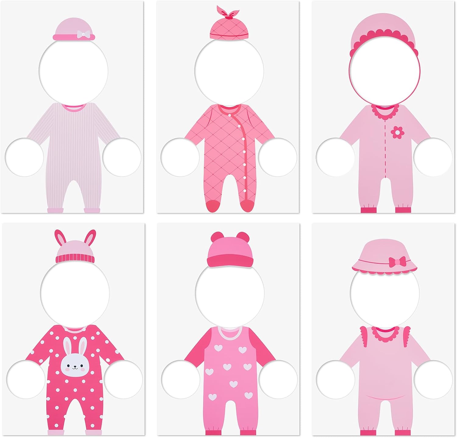 6 Set Baby Shower Games Party Favors, Gender Reveal Games Feed Me with 6 Pcs Kt Boards and 6 Pcs Eye Patches for Funny Baby Shower Party Activities Supplies(Gender-Neutral,Multicolor)